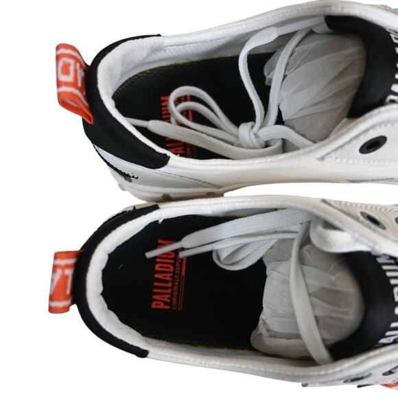 Palladium Womens 8.5 Pallatower Lo Star White Leather Platform Sneaker NEW - Picture 7 of 10